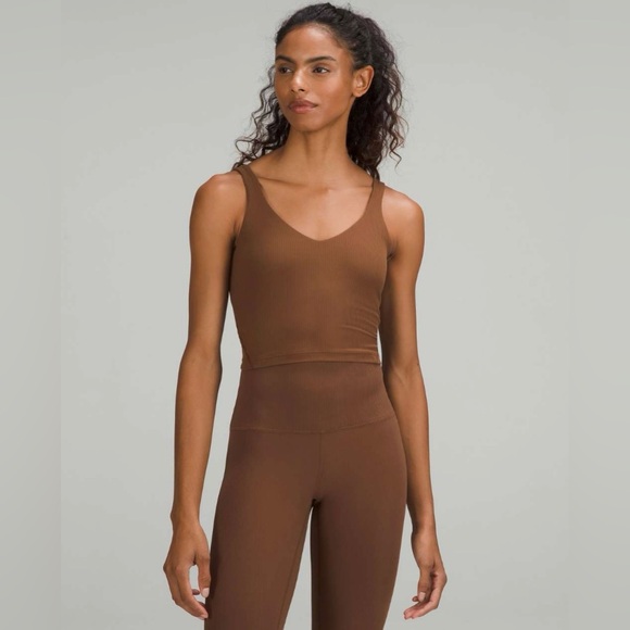 lululemon athletica Tops - Lululemon Align Ribbed Tank Top in Roasted Brown.  Size 6.